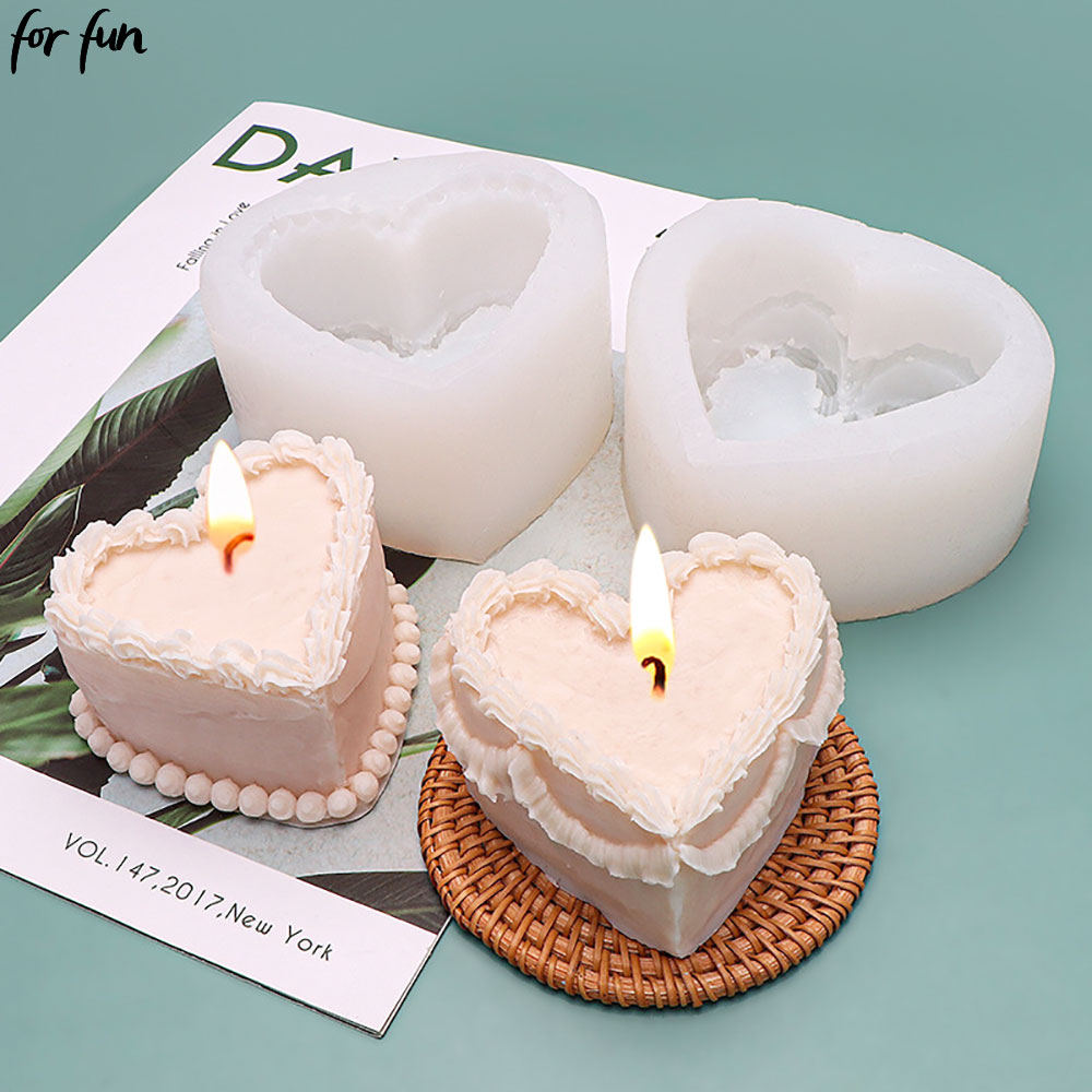 Soap Making Gifts - Für Spaß Herz Kuchen Geformte Kerze